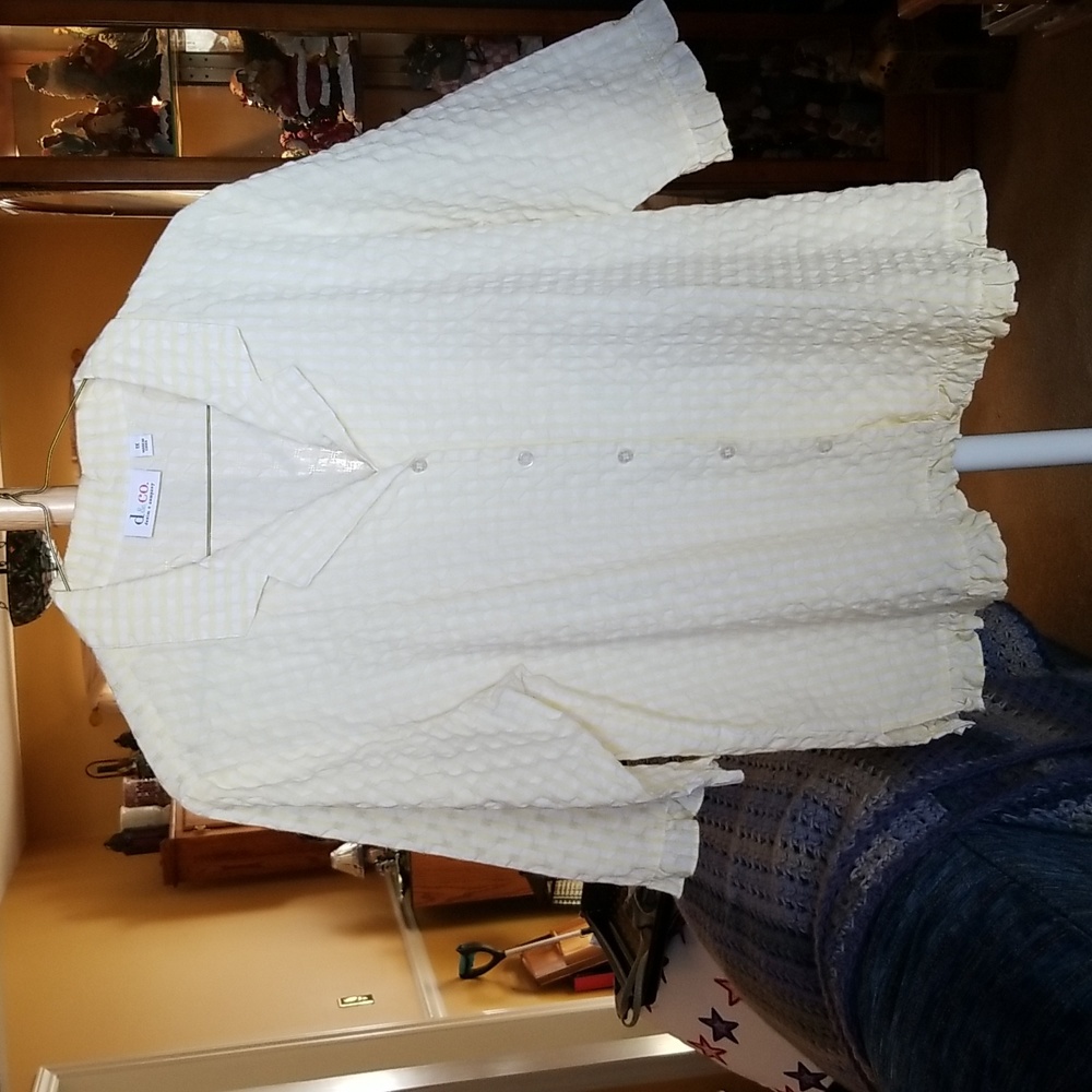 Denim and Company Seersucker Blouse